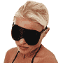 Leather-Blindfold - 590012 - Comfortable, supple blindfold hand-crafted from English leather. Complete with leather ties.